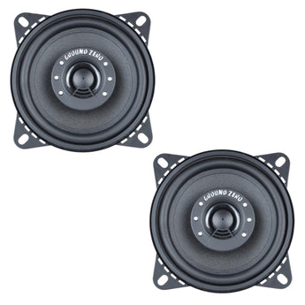 Ground Zero Iridium GZIF 4001FX 10cm 2 Way Car Van Coaxial Door Speakers 60w RMS-0