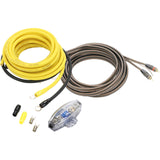 Ground Zero 7 AWG Amplifier Wiring Kit Shielded RCA Cable 60A Fuse GZPK 10X-II-0