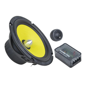 Ground Zero Titanium GZTC 165.2X 6.5 Inch 2 Way Car Component Speakers 100w RMS-1