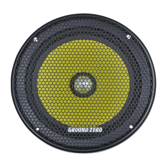 Ground Zero Titanium GZTC 165.2X 6.5 Inch 2 Way Car Component Speakers 100w RMS-4