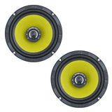 Ground Zero Titanium GZTF 6.5X 6.5 Inch 2 Way Car Van Coaxial Door Speaker 90w-0