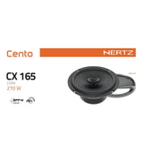 Hertz Cento CX 165 6.5 Inch 17cm 2 Way Car Door Coaxial Speakers 70w RMS Pair-3