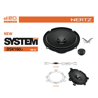 Hertz Dieci DSK 160.3 6.0" 16cm 2 Way Car Door Component Speakers 80w RMS Pair-3