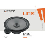 Hertz UNO K 165 6.5" 16.5cm 2 Way Car Van Door Component Speakers 75w RMS Pair-3