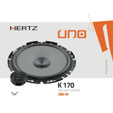 Hertz UNO K 170 6.7" 16.7cm 2 Way Car Van Door Component Speakers 70w RMS Pair-3