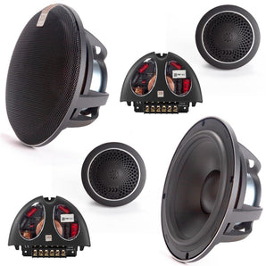 Morel Hybrid 62 2 Way Car Component Speakers MW Woofers MT300 Tweeters 140w RMS-0