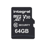 Integral Dash Cam Micro SD Card 64GB High Endurance Home Security CCTV Drones-0