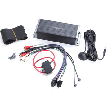 Kicker KEY200.4 Amp 4 Channel Full Range Car Smart Amplifier & DSP 4x50w-5