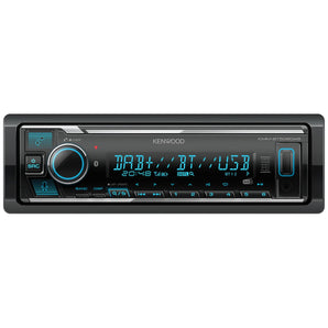 Kenwood KMM-BT508DAB Stereo Bluetooth USB Car Digital Radio Includes DAB Aerial