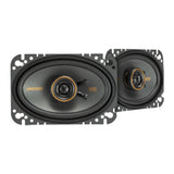 Kicker KSC460 KS Series 4x6" 2 Way Car Door Dash Shelf Coaxial Speakers 75w RMS-4