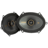 Kicker KSC680 KS Series 6x8" 2 Way Car Door Dash Shelf Coaxial Speakers 75w RMS-4