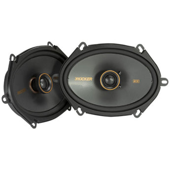 Kicker KSC680 KS Series 6x8" 2 Way Car Door Dash Shelf Coaxial Speakers 75w RMS-4