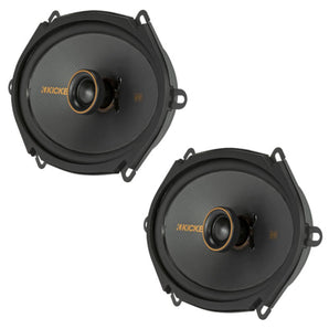 Kicker KSC680 KS Series 6x8" 2 Way Car Door Dash Shelf Coaxial Speakers 75w RMS-0