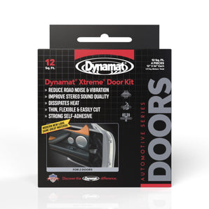 Dynamat Xtreme Door Pack 4 Sheets Car Van Deadening Sound Proofing Damping Mat-0