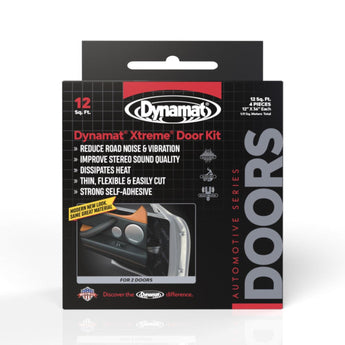 Dynamat Xtreme Door Pack 4 Sheets Car Van Deadening Sound Proofing Damping Mat-0