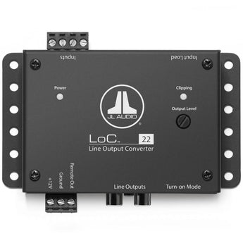 JL Audio LoC-22 Fully Active 2 Channel Speaker Level to Line Output Converter-3