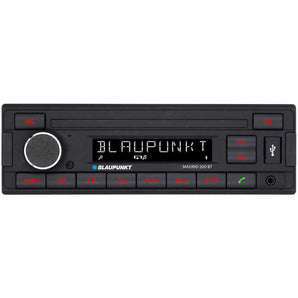 Blaupunkt Madrid 200 BT Car Stereo Radio Bluetooth USB Mechless Retro OEM Look-0