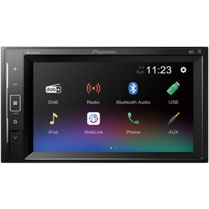 Pioneer DMH-A240DAB 6.2" Double Din Bluetooth USB DAB Digital Radio Car Stereo-0