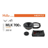 Hertz Mille Legend MLK 700.3 3 Inch 70mm Component Speaker System 100w RMS Pair-5