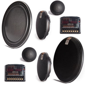 Morel Virtus Nano Carbon 63 3 Way Shallow Mount Component Speakers 100w RMS-0