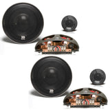 Morel Supremo 602 Flagship 2 Way Carbon Fibre 6.5" Component Speakers 140w RMS-0