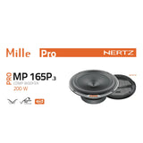 Hertz MP 165P.3 Mille Pro 6.5" 16.5cm Car Midrange Woofer Speakers 100w RMS Pair-5