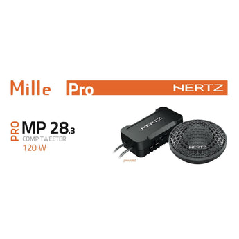 Hertz Mille Pro MP 28.3 Car Audio Tetolon Dome 35mm Tweeters 180w Peak Pair-5