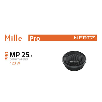 Hertz Mille Pro MP 25.3 Car Audio Tetolon Dome 25mm Tweeters 120w Peak Pair-5