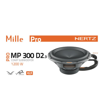 Hertz Mille Pro MP 300 D2.3 12 Inch Dual Voice Coil Car Subwoofer Sub 2ohms 600w-3