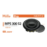 Hertz Mille Pro MPS 300 S2 Sub 12 Inch 30cm Shallow Car Subwoofer 2 Ohm 500w RMS-5