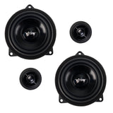 Vibe Optisound BMW & Mini 3 Way 4" Speaker and 8" Subwoofer Upgrade Plug & Play-5