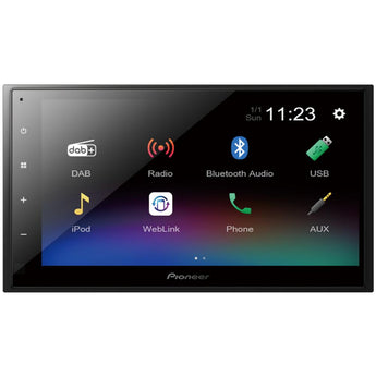 Pioneer DMH-A340DAB 6.8" Double Din Bluetooth WebLink USB DAB Radio Car Stereo-0