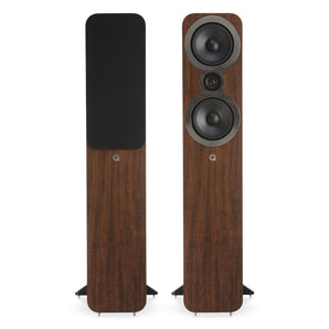 Q Acoustics 3050i Floorstanding HI-FI Home Cinema Loud Speakers English Walnut-0