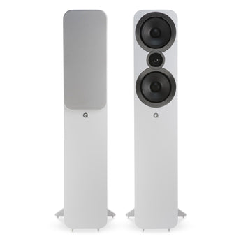 Q Acoustics 3050i Floorstanding HI-FI Home Cinema Loud Speakers Arctic White-0