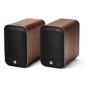 Q Acoustics M20 Wireless Powered Bookshelf Speakers aptX HD Bluetooth 5.0 Walnut-0