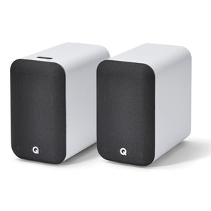 Q Acoustics M20 Wireless Powered Bookshelf Speakers aptX HD Bluetooth 5 White-0