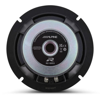 Alpine R2-S653 Speakers 6.5 Inch 16.5cm 2022 R Series Pro 3 Way Component 100w-5