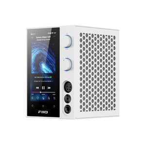 FiiO R7 Desktop Streaming Hi Res Player All In One Decoder & Headphone Amp White-1