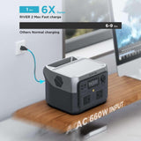 EcoFlow RIVER 2 Max Portable Power Station 512Wh Battery 500w Fast Charge App-9