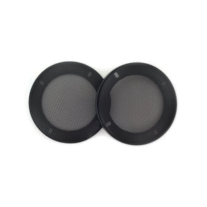 RetroSound 4 Inch Speaker Grills Sold as a Pair Low Key Plain Black Mesh Grill