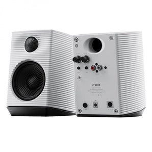 FiiO SP3 High Fidelity Active Desktop Computer Speakers White with RGB LED Lights