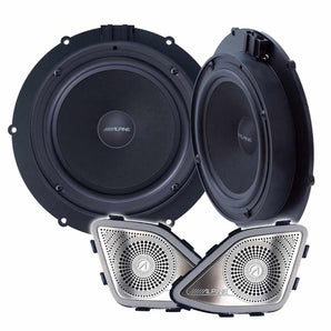 Alpine SPC-106T6 Component Speakers and Tweeters for Volkswagen Transporter T6-0