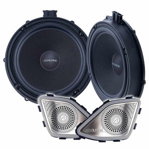 Alpine SPC-108T6 8” Component Speakers Tweeters for Volkswagen Transporter T6-0