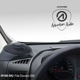 Alpine SPC-R100-DU Full Range 12cm Dash Pod Speakers for Fiat Ducato 3 45w RMS-6