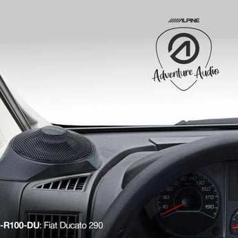 Alpine SPC-R100-DU Full Range 12cm Dash Pod Speakers for Fiat Ducato 3 45w RMS-6