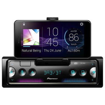 Pioneer SPH-20DAB Car Stereo Smartphone Holder Single Din Bluetooth USB Spotify-0