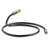 QED Performance Subwoofer Cable Interconnect RCA 99.99% Oxygen Free Copper 3m 6m-0