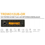 Continental TRDW312UB-OR Bluetooth Car Stereo DAB Radio USB AUX Retro OEM Look-1