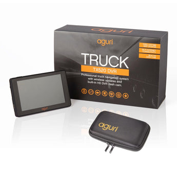 Aguri TX520 Truck GPS Sat Nav Built In Dash Cam 5" Screen WiFi UK & Ireland Maps-4