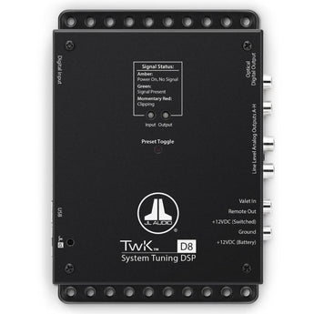 JL Audio TwK-D8 Tuning DSP 8 Channel Digital Input Only 8 Channel Analog Outputs-4